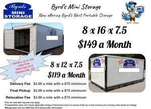 Byrd's Mini Storage - Portable
